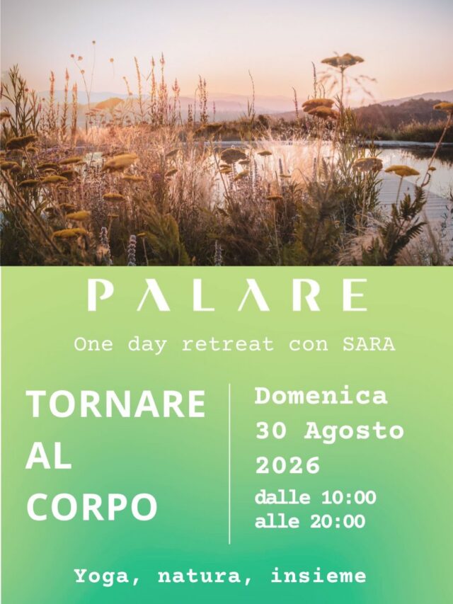 Viviamo gran parte del tempo nella mente.
Pensiamo, analizziamo, pianifichiamo. Cerchiamo risposte, spesso lontano da noi.
Eppure c’è un luogo che non ha mai smesso di parlarci.
Il corpo.
Il corpo custodisce la memoria di ciò che abbiamo vissuto, percepisce ciò che è autentico, ci orienta quando la mente è confusa. Non ha bisogno di convincerci: ci invita ad ascoltare.
Tornare al corpo significa tornare a casa.
Significa rallentare abbastanza da sentire ciò che è vivo, lasciare emergere ciò che chiede attenzione e ritrovare una chiarezza che non nasce dal controllo, ma dalla presenza.
Il 30 agosto, a Palare, vivremo una giornata dedicata a questo ritorno.
Attraverso pratiche corporee, respiro, silenzio e momenti di condivisione, esploreremo il corpo come luogo di ascolto, di verità e di trasformazione. ‎

DM per prenotare il tuo posto per questa bellissima giornata insieme 🧘🏻‍♀️🌿🪷