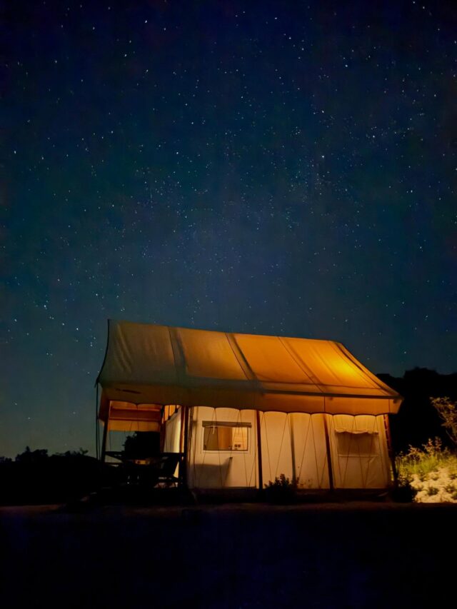 Starry starry nights ✨

This beauty will soon be available for bookings 🙌 

The Safari Loft can sleep six people in three ‘rooms’. It has its own bathroom and shower, a small kitchen with its own outside barbecue and private seating 🌿

Situated in the middle of our vineyard with panoramic views of the Tiber Valley. 

Magic ✨